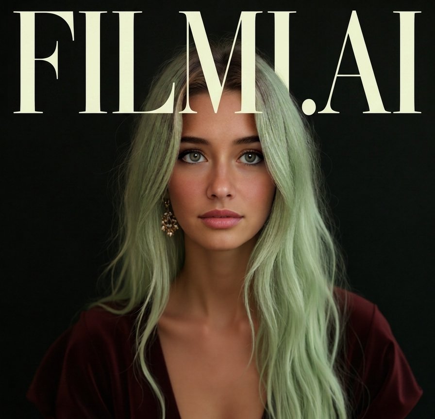FILMI.AI magazine cover featuring Nova Jade